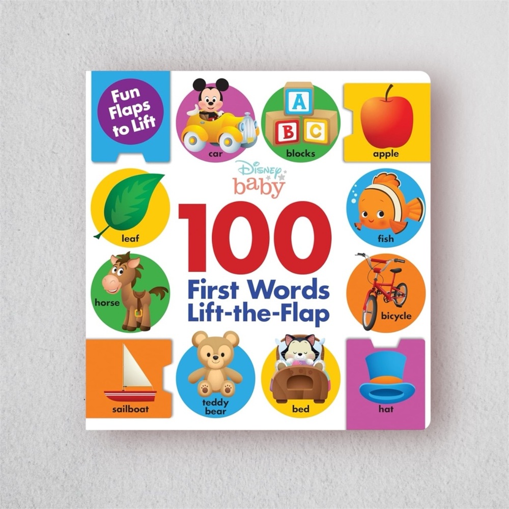 Disney Baby: 100 First Words Lift-the-flap Book